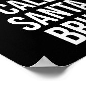 Most Likely To Call Santa Bruh Christmas Family Ma ポスター (角)