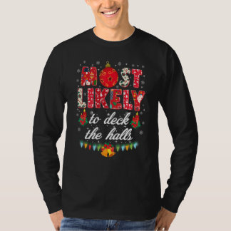 Most Likely To Christmas Deck The Halls Family Gro Tシャツ