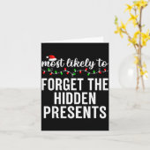 Most Likely To Christmas Matching Family Pajamas A カード (黄色い花)