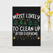 Most Likely To Clean Up After Everyone Matching Ch カード (黄色い花)
