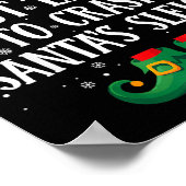 Most Likely To Crash Santa's Sleigh Matching Chris ポスター (角)