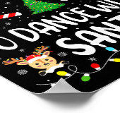 Most Likely To Dance With Santa Family Matching Xm ポスター (角)