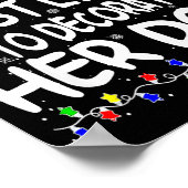 Most Likely To Decorate Her Dog Funny Family Chris ポスター (角)