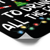 Most Likely To Drink All The Eggnog Christmas Eggn ポスター (角)