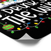 Most Likely To Drink All The Wine Family Matching  ポスター (角)