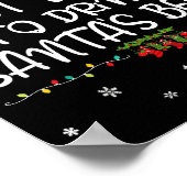 Most Likely To Drink Santa Beer Funny Christmas Dr ポスター (角)