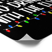 Most Likely To Drink With The Elves Elf Christmas  ポスター (角)