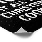 Most Likely To Eat All The Christmas Cookies Match ポスター (角)