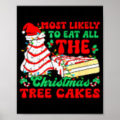 Most Likely To Eat All The Christmas Tree Cakes -  ポスター (正面)
