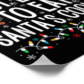 Most Likely To Eat Santa's Cookie Family Christmas ポスター (角)