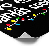 Most Likely To Eat Santas Cookies Family Christmas ポスター (角)