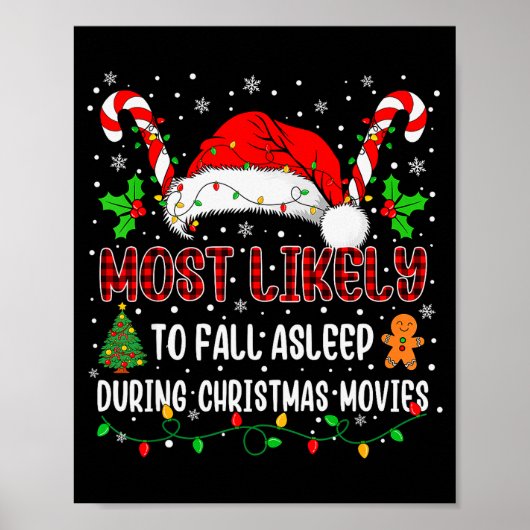 Most Likely To Fall Asleep During Christmas Movies ポスター (正面)