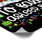 Most Likely To Fall Asleep First Family Matching C ポスター (角)