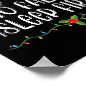 Most Likely To Fall Asleep First Funny Xmas Family ポスター (角)