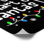 Most Likely To Fart On Santa's Lap C-hristmas Matc ポスター (角)