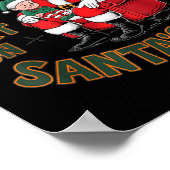 Most Likely To Fart On Santa's Lap Elf Christmas B ポスター (角)