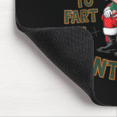 Most Likely To Fart On Santa's Lap Elf Christmas B マウスパッド (コーナー)