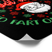 Most Likely To Fart On Santa's Lap Family Matching ポスター (角)