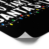 Most Likely To Fart On Santa's Lap Family Matching ポスター (角)