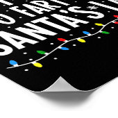 Most Likely To Fart On Santa's Lap Family Matching ポスター (角)