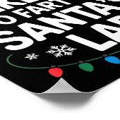 Most Likely To Fart On Santa's Lap Family Matching ポスター (角)