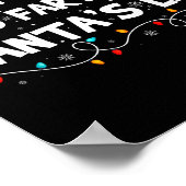 Most Likely To Fart On Santa's Lap Family Matching ポスター (角)