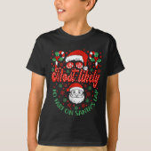 Most Likely To Fart On Santa's Lap Family Matching Tシャツ (正面)