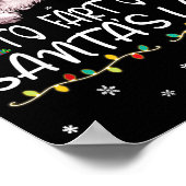 Most Likely To Fart On Santa's Lap Funny Christmas ポスター (角)