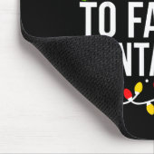 Most Likely To Fart On Santas Lap Funny Christmas マウスパッド (コーナー)