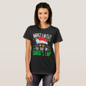 Most Likely To Fart On Santa's Lap Funny Matching Tシャツ (正面フル)
