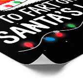 Most Likely To Fart On Santa's Lap Matching Family ポスター (角)