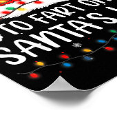 Most Likely To Fart On Santa's Lap Matching Family ポスター (角)