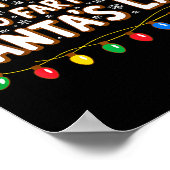 Most Likely To Fart On Santa's Lap Shirt Family Ch ポスター (角)