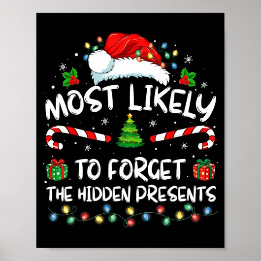 Most Likely To Forget The Hidden Family Christmas  ポスター (正面)