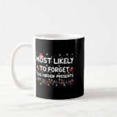 Most Likely To Forget The Hidden Xmas  コーヒーマグカップ (左)
