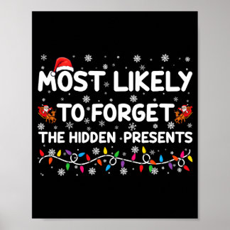 Most Likely To Forget The Hidden Xmas  ポスター