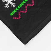 Most Likely To Forget The Hidden Zebra Christmas  フリースブランケット (角)