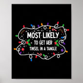 Most Likely To Get Her Tinsel In A Tangle ポスター (正面)