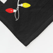 Most Likely To Get Run Over By A Reindeer Matching フリースブランケット (角)