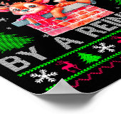 Most Likely To Get Run Over By A Reindeer Matching ポスター (角)