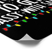 Most Likely To Get Sy With Santa Christmas  ポスター (角)