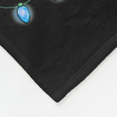 Most Likely To Get Sy With Santa Funny Family Chri フリースブランケット (角)