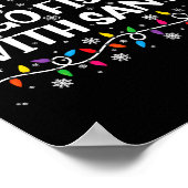 Most Likely To Go Fishing With Santa Xmas Fishing  ポスター (角)