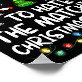 Most Likely To Hate Matching Christmas Funny Famil ポスター (角)