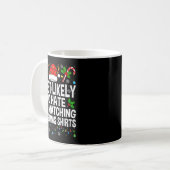 Most Likely To Hate The Matching Christmas Funny C コーヒーマグカップ (正面左)