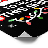 Most Likely To Hate This Shirt Xmas Family Matchin ポスター (角)