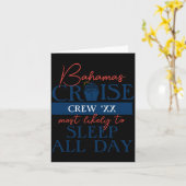 Most Likely To Matching Funny Cruise Group  カード (黄色い花)