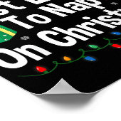 Most Likely To Nap On Christmas Family Funny Match ポスター (角)