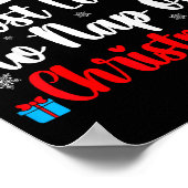 Most Likely To Nap On Christmas Family Funny Match ポスター (角)