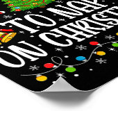 Most Likely To Nap On Christmas Funny Family Match ポスター (角)